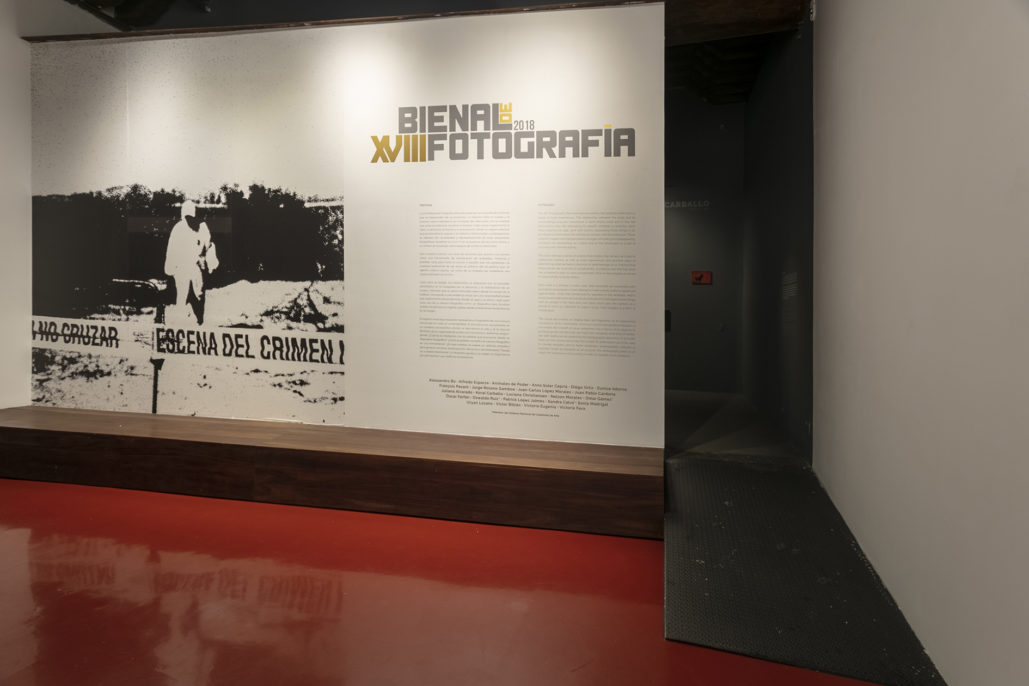 Entrada XVIII Bienal de Fotografía, 2018. Cortesía del Centro de la Imagen